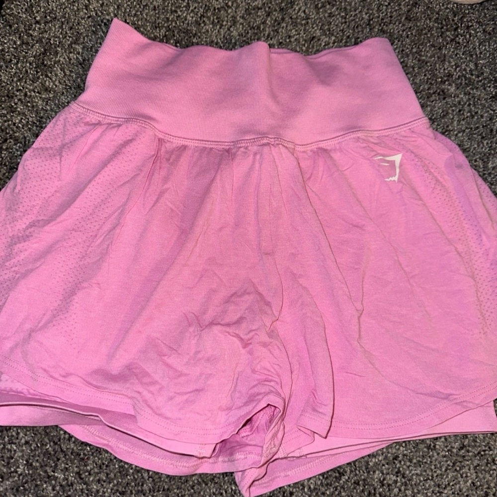 Gymshark Women's Athletic Shorts in Pink
